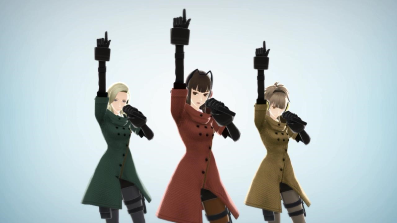 Illustration for article titled Meet Panna, Opti, and Cony, Freedom Wars' Virtual Propaganda Idols